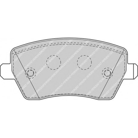 Kit pastiglie freno anteriore