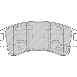 Kit pastiglie freno anteriore