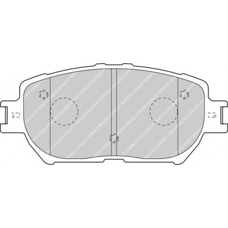 Kit pastiglie freno anteriore