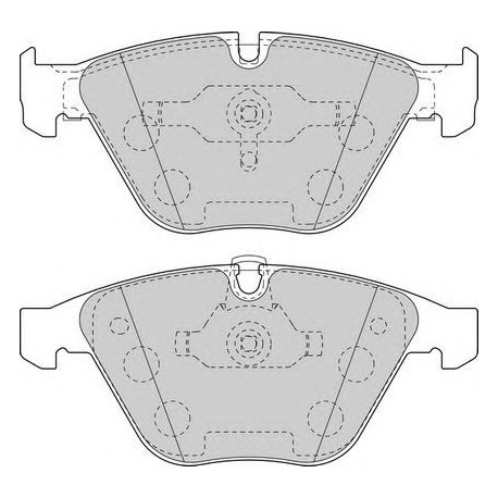 Kit pastiglie freno anteriore