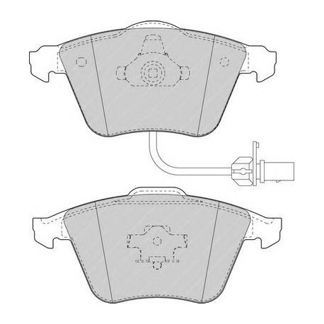 Kit pastiglie freno anteriore