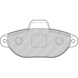 Kit pastiglie freno anteriore