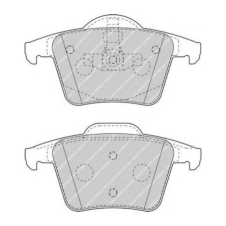 Kit pastiglie freno posteriore