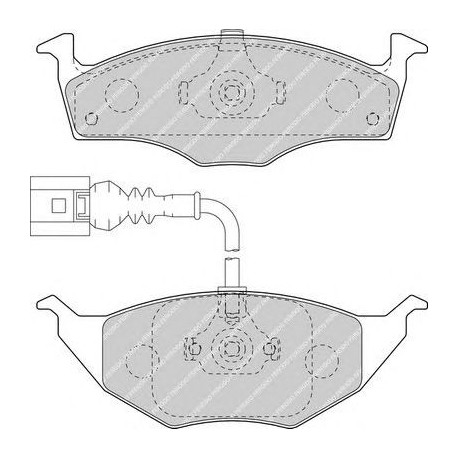 Kit pastiglie freno anteriore