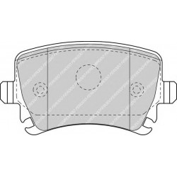 Kit pastiglie freno posteriore