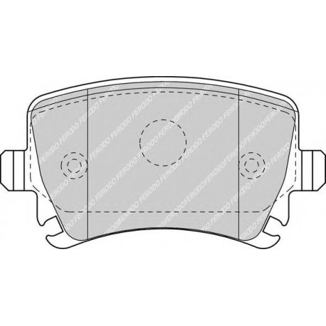 Kit pastiglie freno posteriore