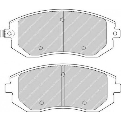 Kit pastiglie freno anteriore