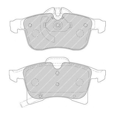 Kit pastiglie freno anteriore