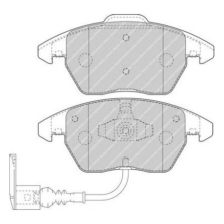 Kit pastiglie freno anteriore
