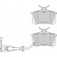 Kit pastiglie freno posteriore