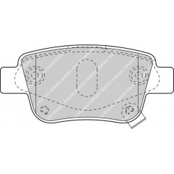 Kit pastiglie freno posteriore