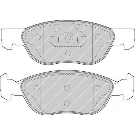 Kit pastiglie freno anteriore