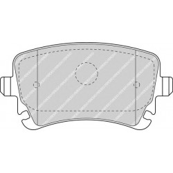 Kit pastiglie freno posteriore