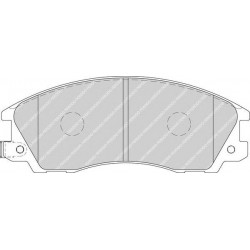 Kit pastiglie freno anteriore