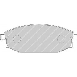 Kit pastiglie freno anteriore