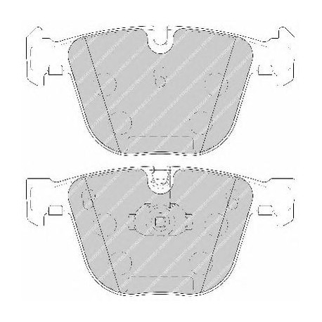 Kit pastiglie freno posteriore