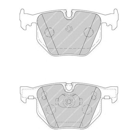 Kit pastiglie freno posteriore