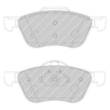 Kit pastiglie freno anteriore