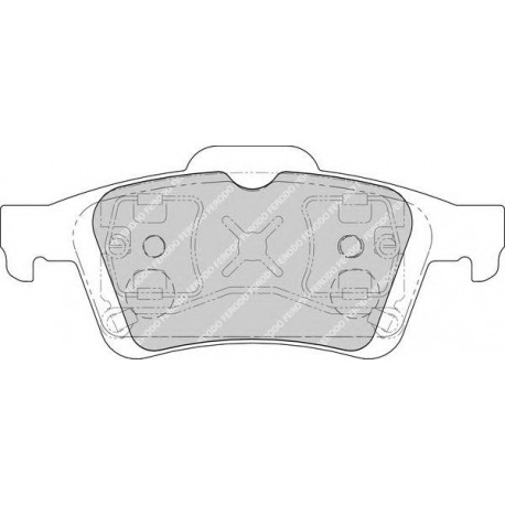 Kit pastiglie freno posteriore