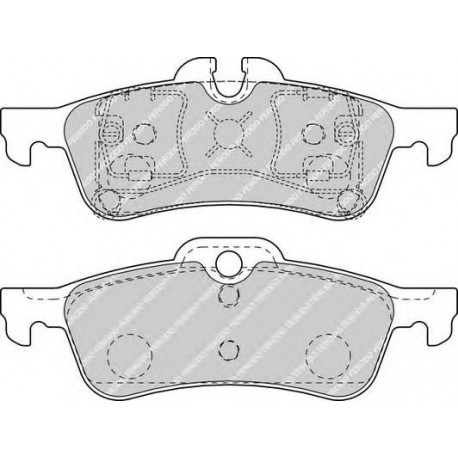 Kit pastiglie freno posteriore