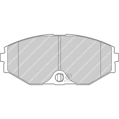 Kit pastiglie freno anteriore