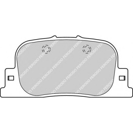 Kit pastiglie freno posteriore