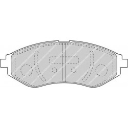 Kit pastiglie freno anteriore