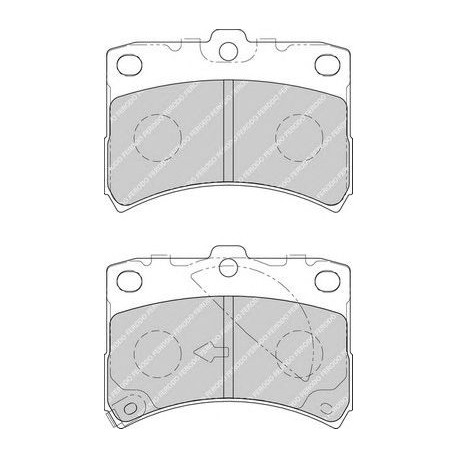Kit pastiglie freno anteriore