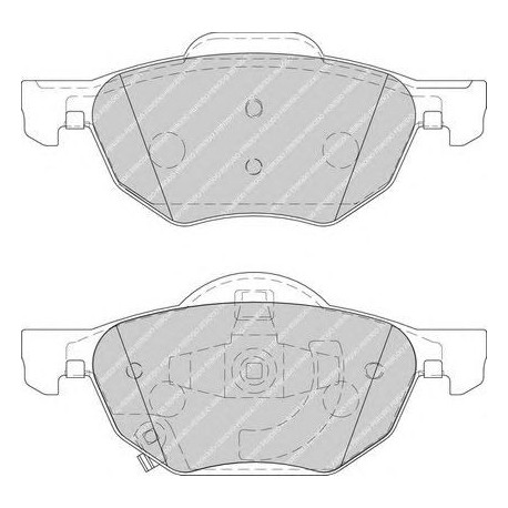 Kit pastiglie freno anteriore