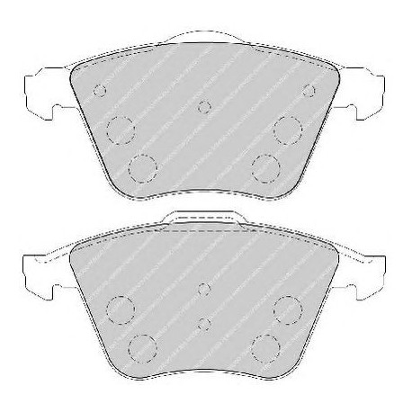 Kit pastiglie freno anteriore