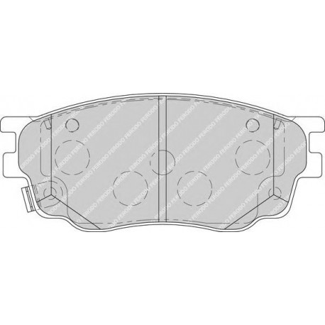 Kit pastiglie freno anteriore