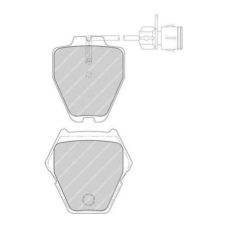 Kit pastiglie freno anteriore