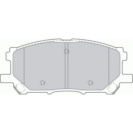 Kit pastiglie freno anteriore