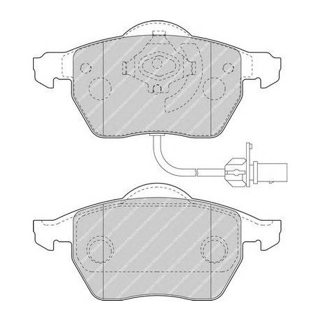Kit pastiglie freno anteriore