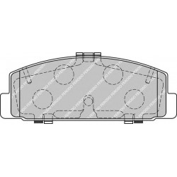 Kit pastiglie freno posteriore