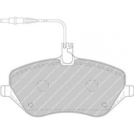 Kit pastiglie freno anteriore