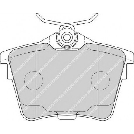 Kit pastiglie freno posteriore