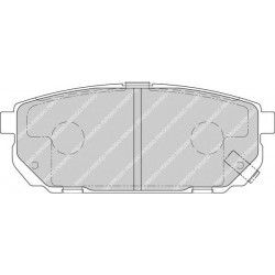 Kit pastiglie freno posteriore