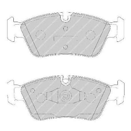 Kit pastiglie freno anteriore