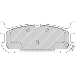 Kit pastiglie freno posteriore