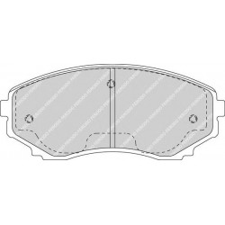 Kit pastiglie freno anteriore