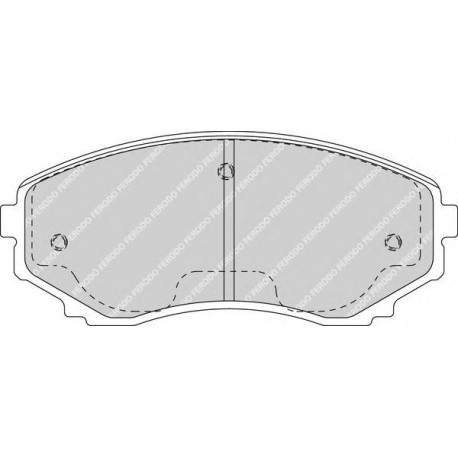 Kit pastiglie freno anteriore