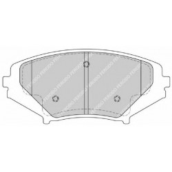 Kit pastiglie freno anteriore