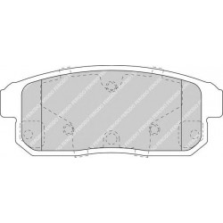 Kit pastiglie freno posteriore