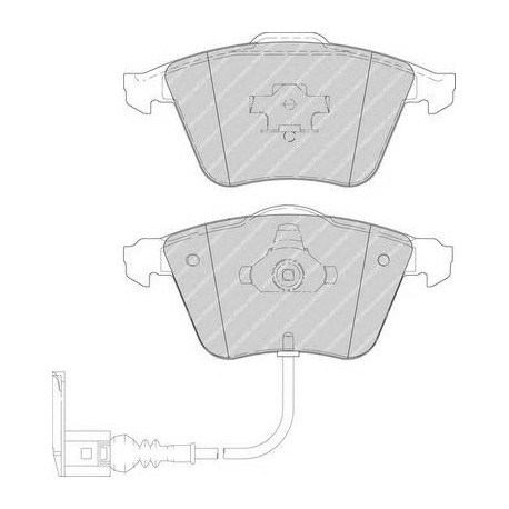 Kit pastiglie freno anteriore
