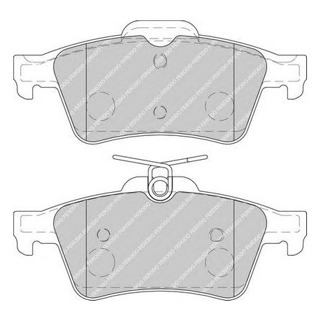 Kit pastiglie freno posteriore