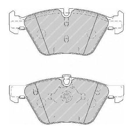 Kit pastiglie freno anteriore