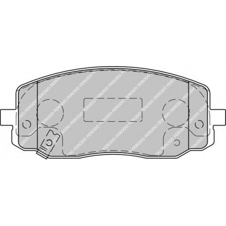Kit pastiglie freno anteriore