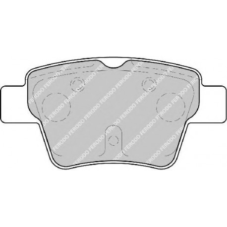 Kit pastiglie freno posteriore