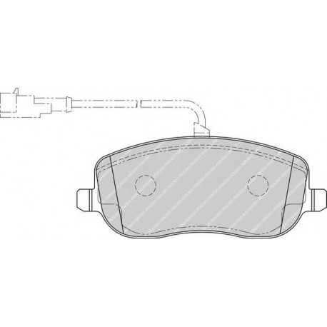 Kit pastiglie freno anteriore